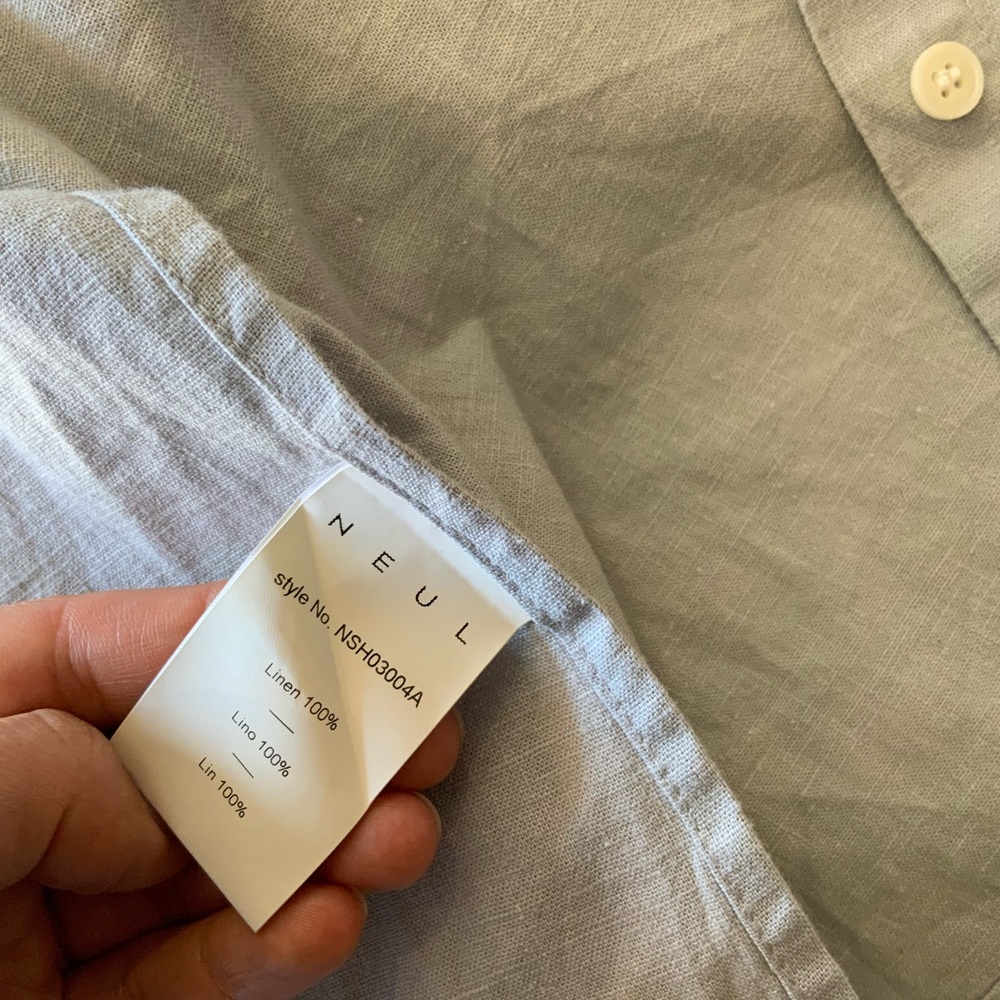 Neul Linen boxy button down shirt - Picture 12 of 12